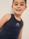 Juniors Boys vehicle printed vests (Pack of 3)