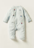 Giggles vehicle embroidered sleepsuit (Thick cotton) (Winter)