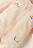 Giggles pink bird embroidered sleepsuit (Thick cotton) (Winter)