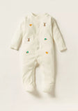 Giggles animals embroidered sleepsuit (Thick cotton) (Winter)