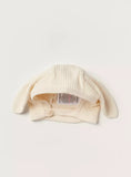 Juniors cream ribbed bodysuit, cap & jog set (pack of 3)