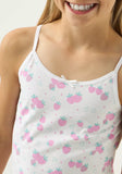 Juniors Different colours printed Girls vest (Pack of 7)