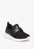 Oaklan black strap slip on shoes