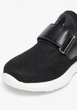 Oaklan black strap slip on shoes