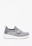 Oaklan grey strap slip on shoes (New)