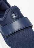 Oaklan navy strap slip on shoes (New)