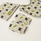 Batman cap, bib & mittens set (set of 3)