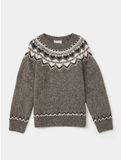 Matalan grey pattern knitted pullover (Winter)