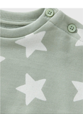 Matalan green star sweatshirt (Fleece lined) (Winter)