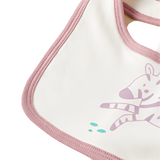 Juniors Zebra print Bib with Button Closure