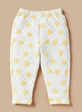 Juniors girls padded hearts & solid color trousers (winter)