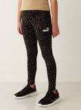 Puma girls brown camouflage leggings