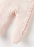 Juniors bunny embroidered pink sleeppsuit
