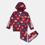 Adidas All Over Cartoon Printed Pullover & Jog Pants (Set Of 2) (winter)
