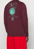 Nike Mens Maroon Printed Tshirt