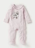 Disney Lilac Minnie Printed Sleepsuit