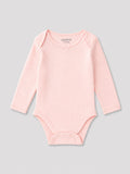 Juniors light ribbed fullsleeves bodysuit (pack of 3)