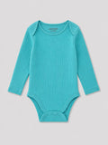 Juniors light ribbed fullsleeves bodysuit (pack of 3)