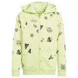Adidas green printed hoodie (winter)