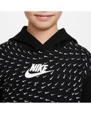 Nike all over logo printed girls hoodie (winter)