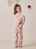 Juniors all over floral printed knitted shirt & Jog pants (set of 2)  (winter)