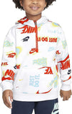 Adidas solid white just do it hoodie (winter)