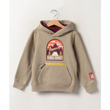 Nike brown scenery printed fleece lined hoodie (winter)