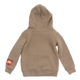 Nike brown scenery printed fleece lined hoodie (winter)