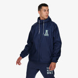 Nike navy blue men's hooded fleece lined jacket (Winter)