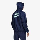 Nike navy blue men's hooded fleece lined jacket (Winter)
