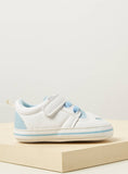 Juniors pastel Colorblock shoes with Hook and Loop Closure