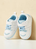 Juniors pastel Colorblock shoes with Hook and Loop Closure