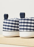 Juniors checked with lace-up shoes