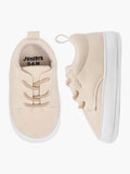 Juniors Solid Lace-Up Shoes with Pull Tabs
