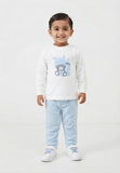 Giggles Bear & Feeder Embroidered Fleece Shirt & Pyjama Set (Set Of 2) (winter)