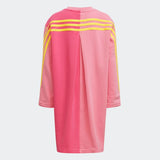 Adidas minnie & daisy pink colorblock long sweat dress (winter)
