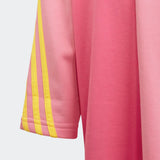 Adidas minnie & daisy pink colorblock long sweat dress (winter)