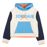 Nike jordan blue colorblock hoodie (fleece lined) (winter)