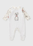 Disney Always Happy Dalmatian Bodysuit & Fleece Closedfeet Dungaree Set (Set Of 2) (winter)