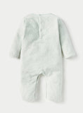 Juniors Ice Blue Tiger Embroidered Fleece Sleepsuit (winter)