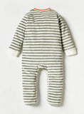 Juniors Lion & Tiger Embroidered Fleece Sleepsuit (winter)