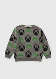Matalan Grey Xbox Theme Fleece Lined Sweatshirt (winter)