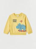 Juniors Yellow Dino Time Sweatshirt (Winter)