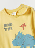 Juniors Yellow Dino Time Sweatshirt (Winter)
