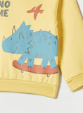 Juniors Yellow Dino Time Sweatshirt (Winter)