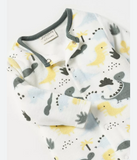 Juniors All Over Colorful Dino Printed Fleece Sleepsuit (winter)
