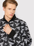 Men's Chicago Bulls Distressed Logo Bomber Jacket (Winter)