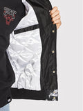 Men's Chicago Bulls Distressed Logo Bomber Jacket (Winter)