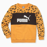Puma Yellow Leopard Printed Sweatshirt (Winter)