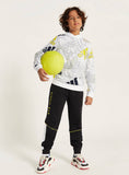 Adidas All Over Logo Printed Hoodie (Winter)